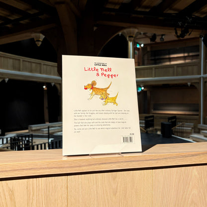Back cover of a book titled The Adventures of Little Nell and Pepper.