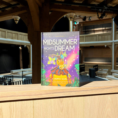 Front cover of a book titled A Midsummer Night's Dream A Graphic Novel.
