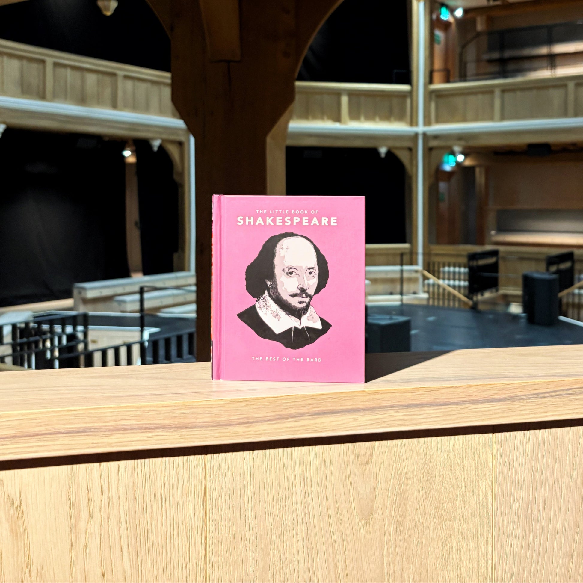 Front cover of a book titled The Little Book of Shakespeare.