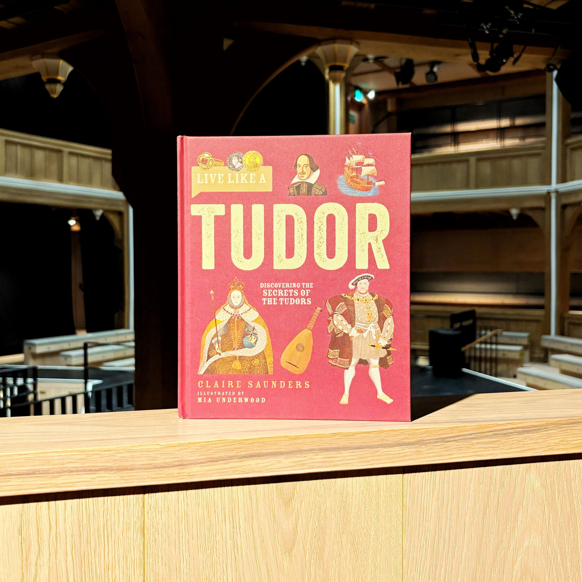 Front cover for book titled Live Like a Tudor