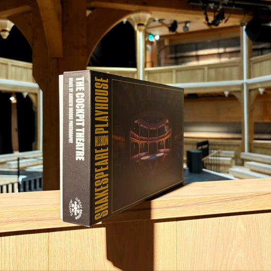 The side of the box for the Shakespeare North jigsaw set.