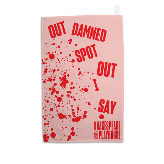 Macbeth Tea Towel - "Out damned spot"