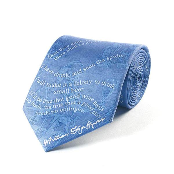 Silk Tie Featuring Drinking Quotes