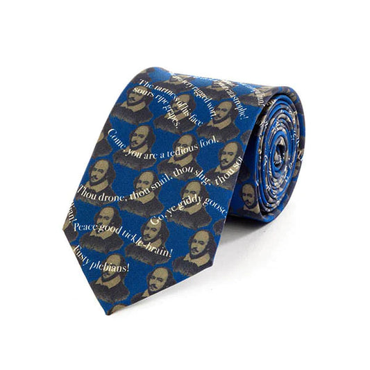 Silk Tie Featuring Shakespeare Insults