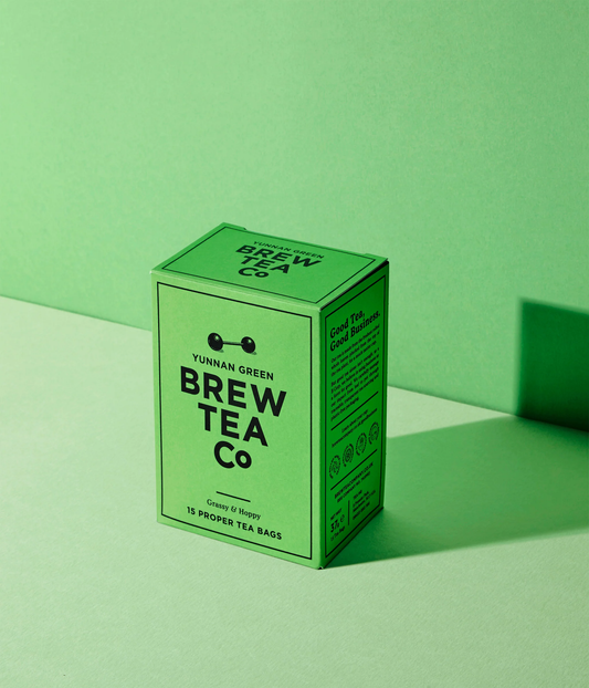 Brew Tea Co. Yunnan Green Tea - 15 Proper Tea Bags